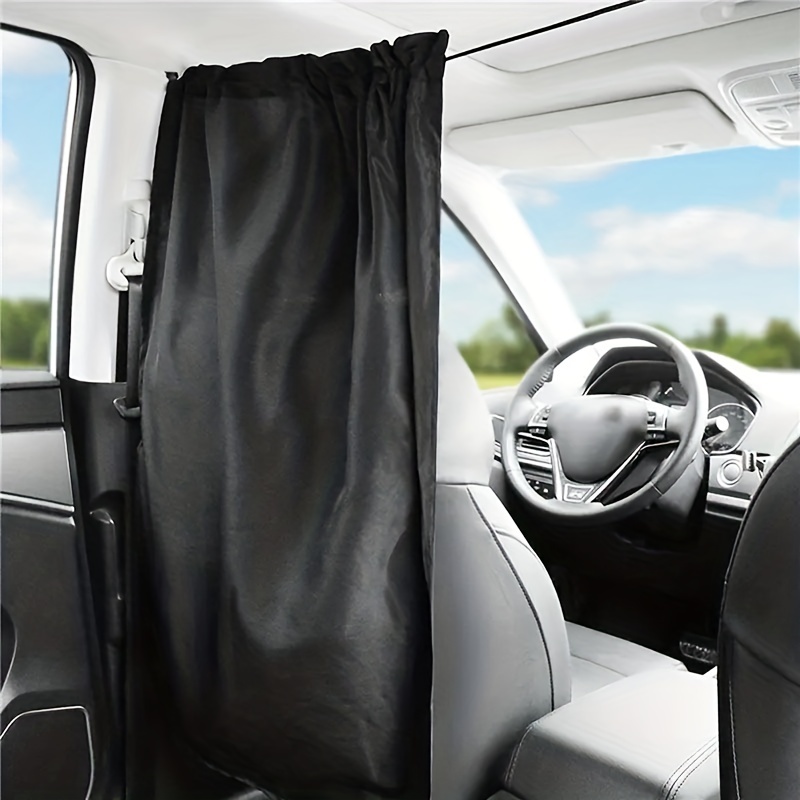 

2pcs Sun Shade Privacy Curtain: Protect Your Car & Increase Privacy With Taxi Isolation Partition