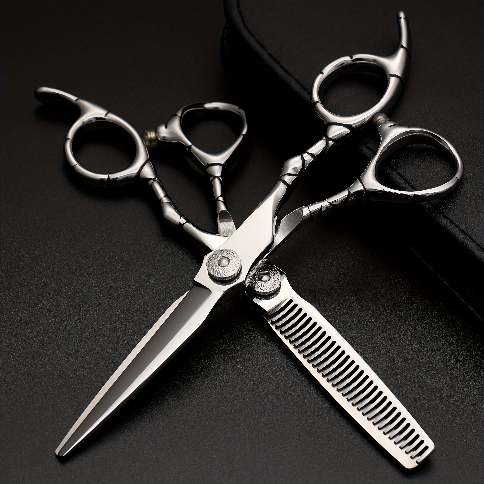 6 Inch Silver Hairdresser Shear Scissors To Cut Hair Profession Scissor