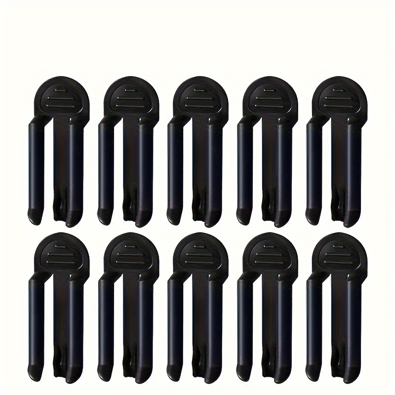 50pcs kitchen clips for bags Plastic Waste Can Bag Clips Garbage Bag Clamp  q