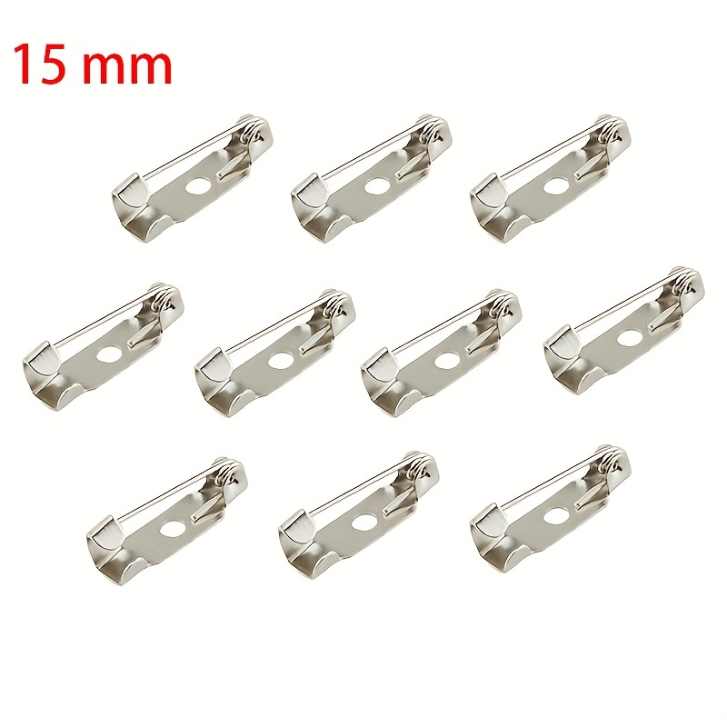 Pasteable Double Hole Brooch Base Bar Pin Backs Safety - Temu