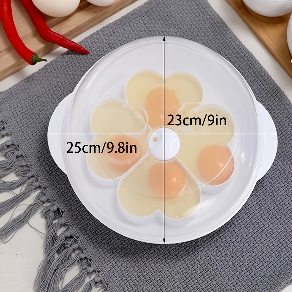 Máquina de huevos para microondas con 2 cavidades utensilios de