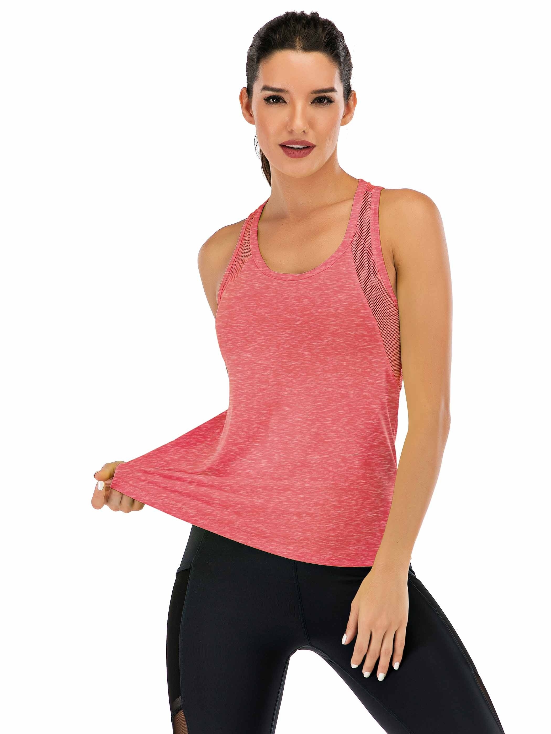 Women Premium Cotton Lycra Solid Racer Back Tank Top Workout Sports Tshirts  at Rs 155/piece, Activewears in Noida