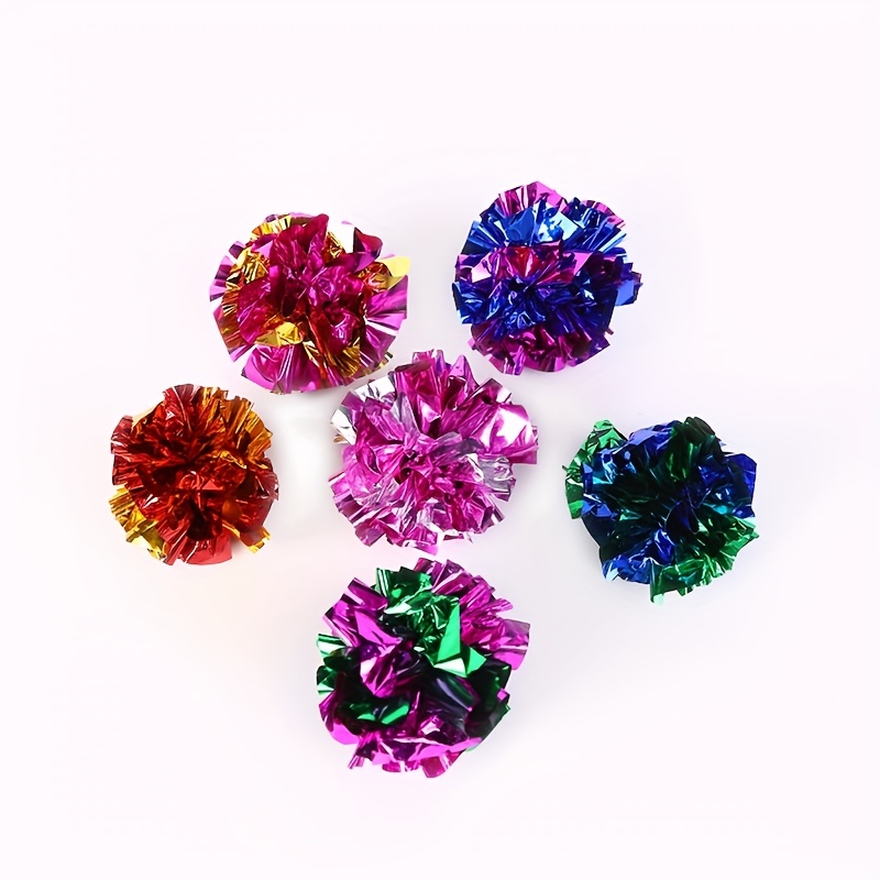 Mylar crinkle outlet balls