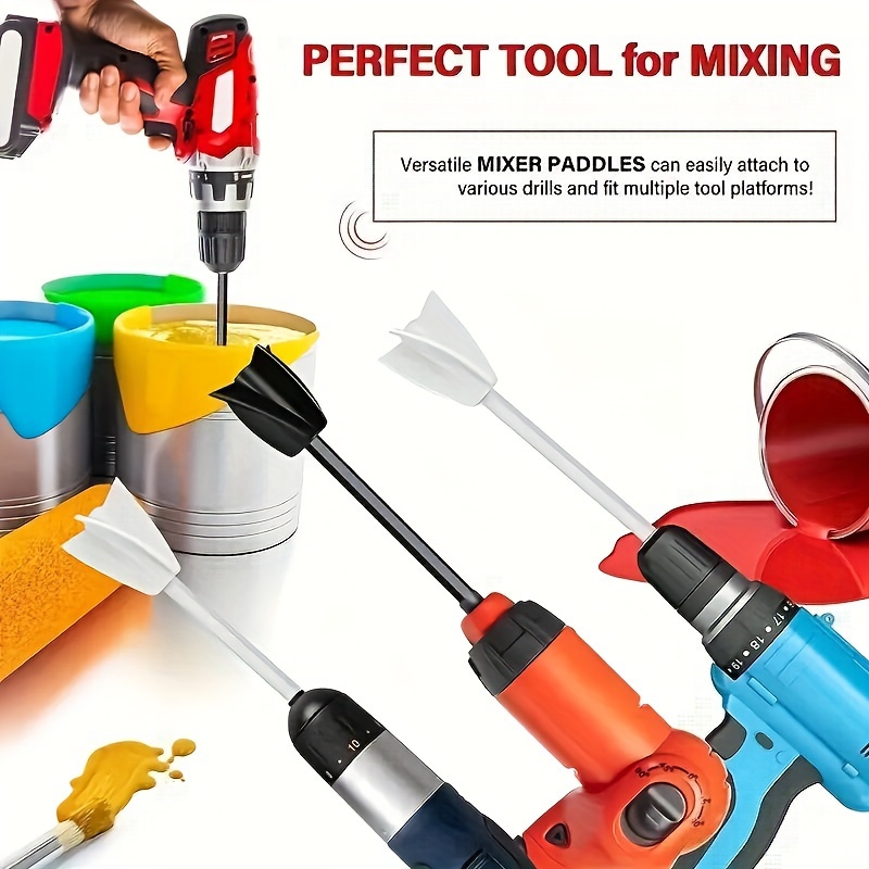 Tools Paint Mixer Drill Attachment Helix Mixer For 1 Gallon - Temu