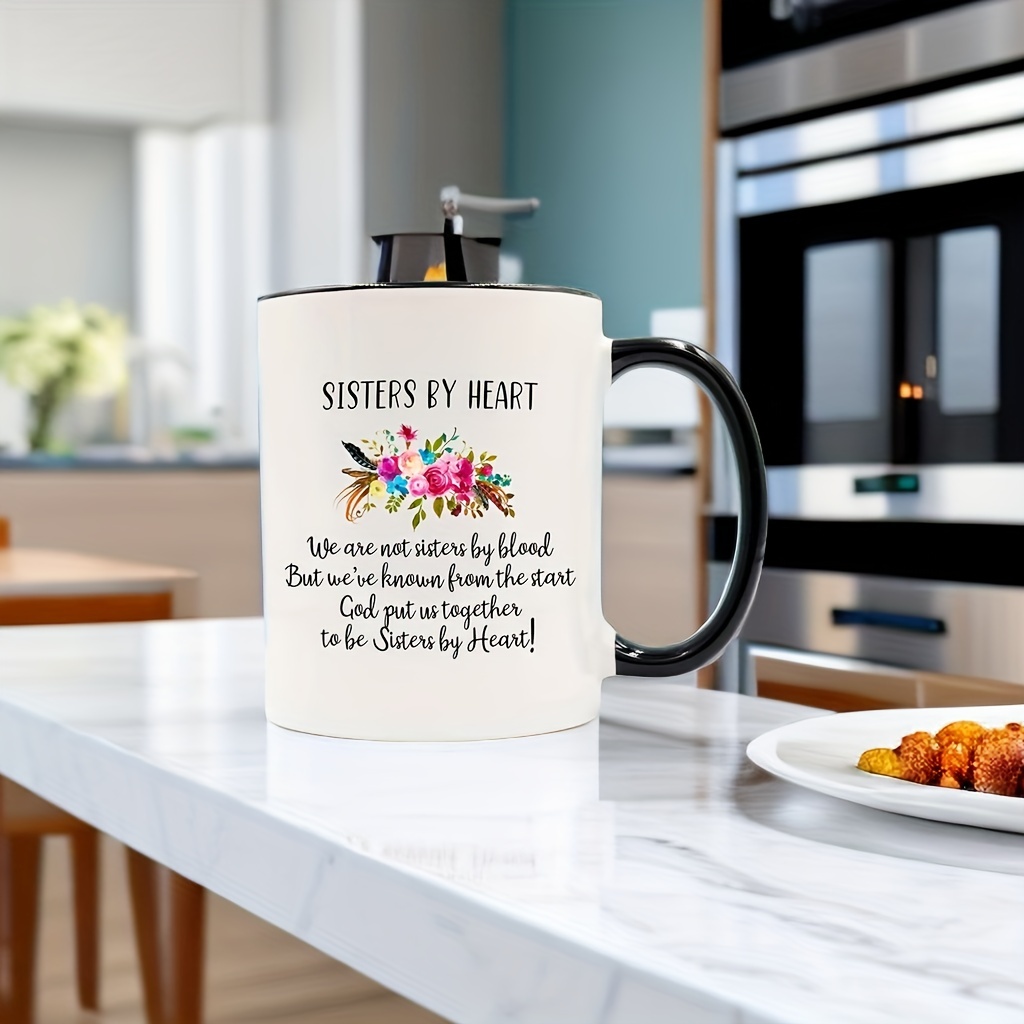 Taza personalizada con texto en inglés «Life Is Better With Sisters», taza  de café personalizada para Halloween, regalos para hermanas, regalo para