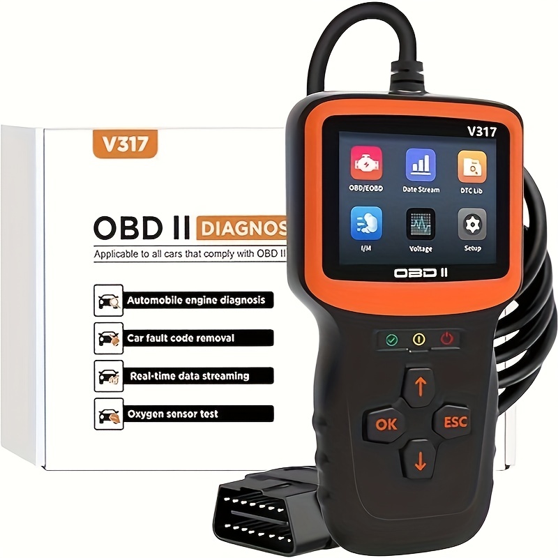 obd2 voiture scanner v317 portable couleur affichage obdii voiture code lecteur  obd automobile outils de diagnostic auto scanner