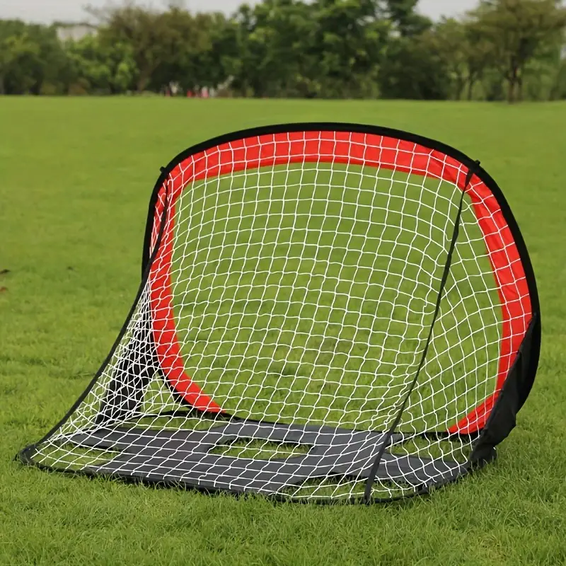 1pc dual use folding portable soccer goal football training target for entertainment details 0