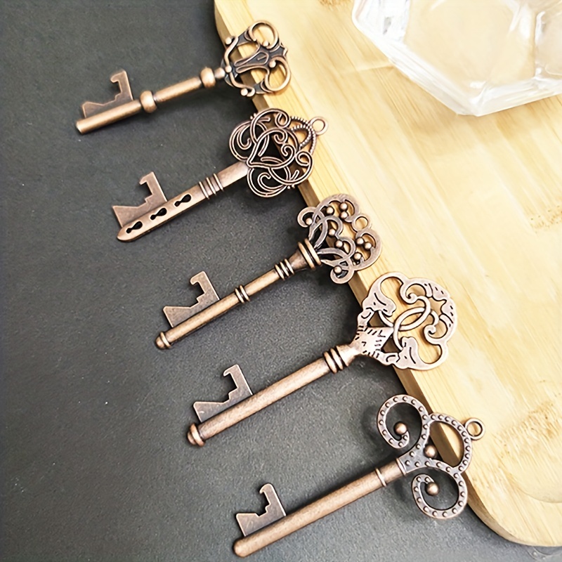 Solid Brass Elegant Skeleton Key