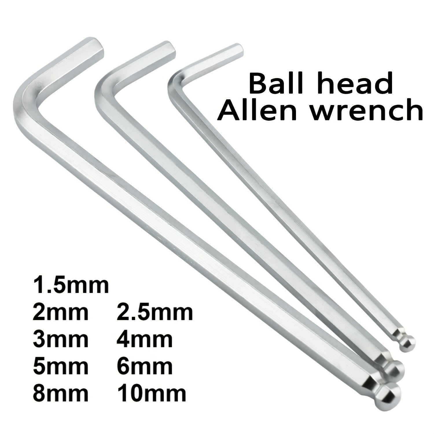 Hex Key 5mm Allen Wrench, Allen Key Ball 2.5mm