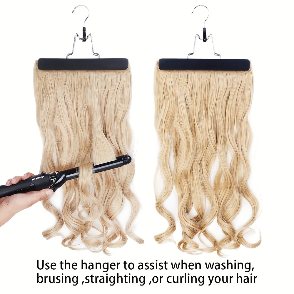 Hair Extensions Hanger with Storage Bag - Organize and Secure Wigs