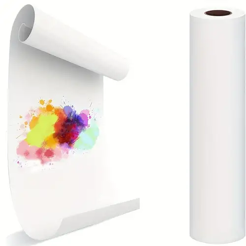 White Craft Paper Roll 15×591 Arts Paper for Kids Painting Drawing, Wrapping Paper for Gifts, White Easel Paper, Packing Paper for Moving Shipping