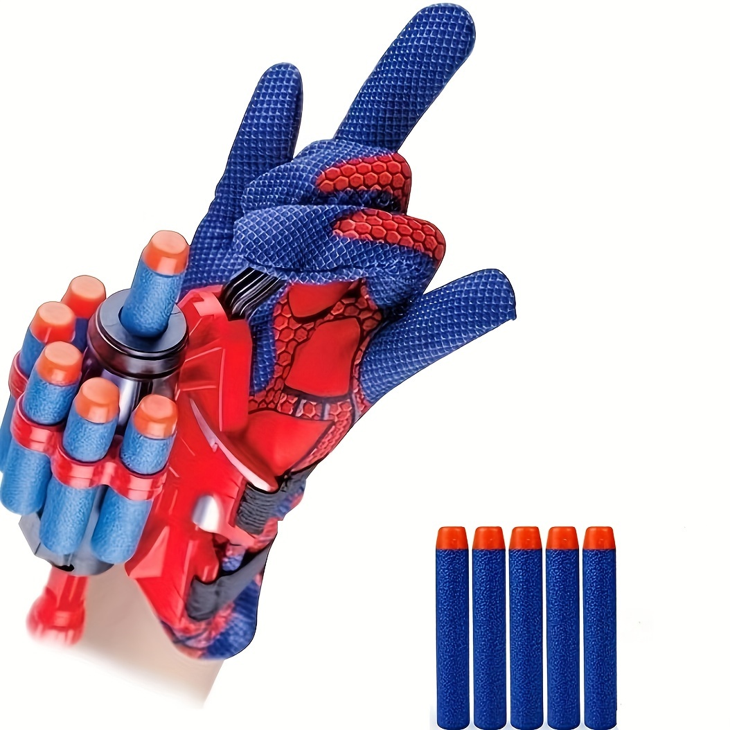 

Gloves, Shooter Toy, Plastic, Spider Cosplay Launcher, Glove Launcher With Toy Set, Funny Decoration, Funny Educational Toys, Wrist Launcher Christmas Gifts