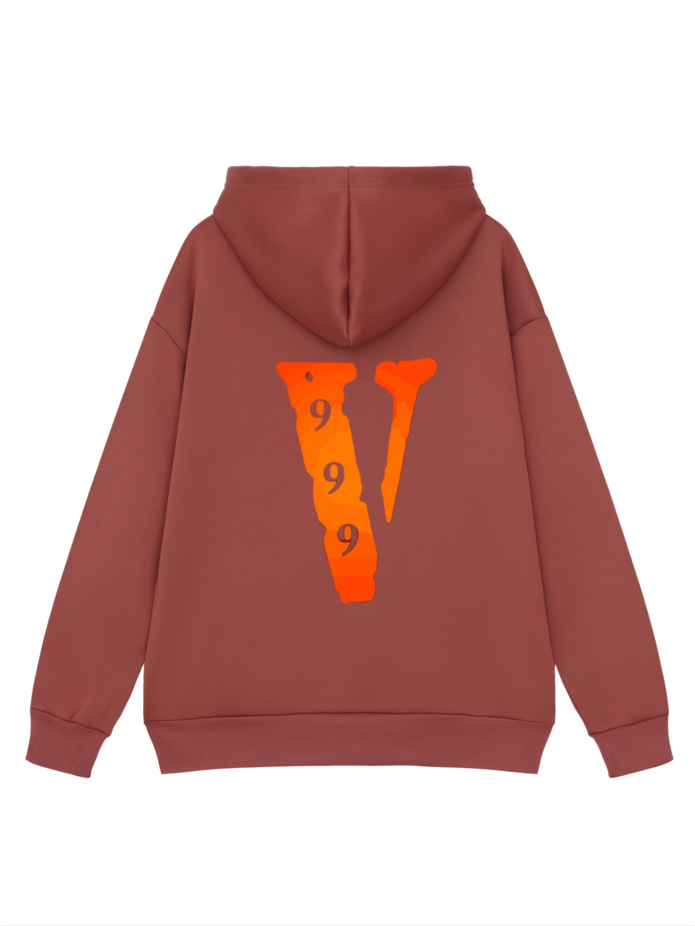 White and Brown LV Fashionable Hoodie