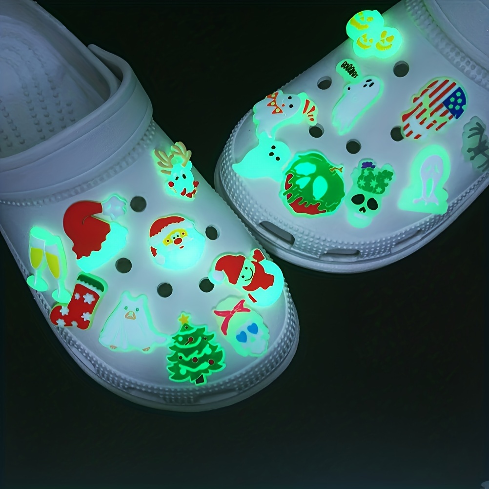 Christmas crocs with clearance lights