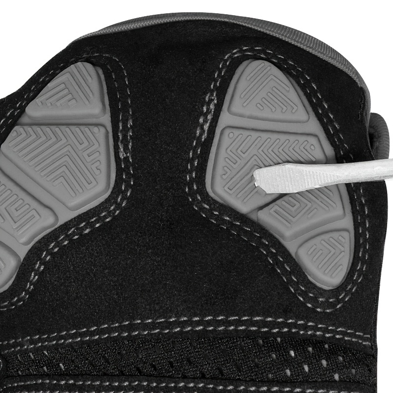Moreok Gel Biker Gloves Comfortable Durable Cycling Gloves Gray