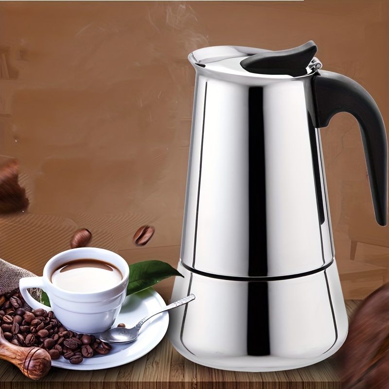  Cafetera espresso para estufa, cafetera 4 tazas