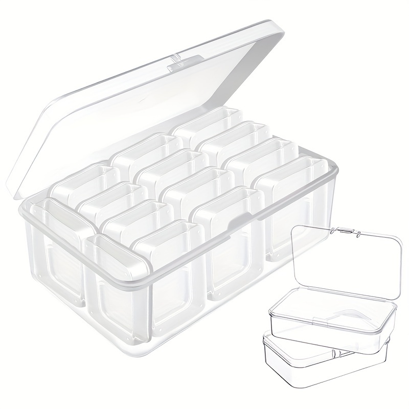 1pc Rectangular Clear Plastic Storage Container: Perfect for Beads & Other  Small Crafts!