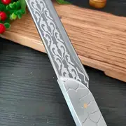 1pc sharp chopping knife multi purpose chef knife for vegetable meat cutting stainless steel sharp pocket knife for outdoor camping hiking picnic details 3