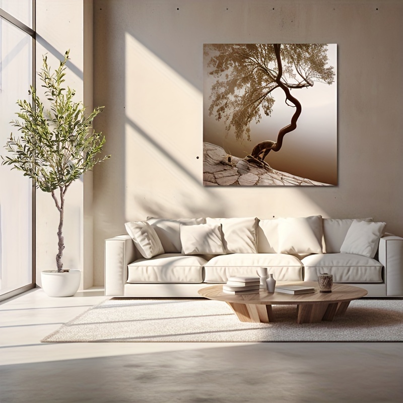  Árbol de olivo artificial de 6 pies de alto para decoración de  la oficina en el hogar, árbol de olivo de seda en maceta, grande : Hogar y  Cocina