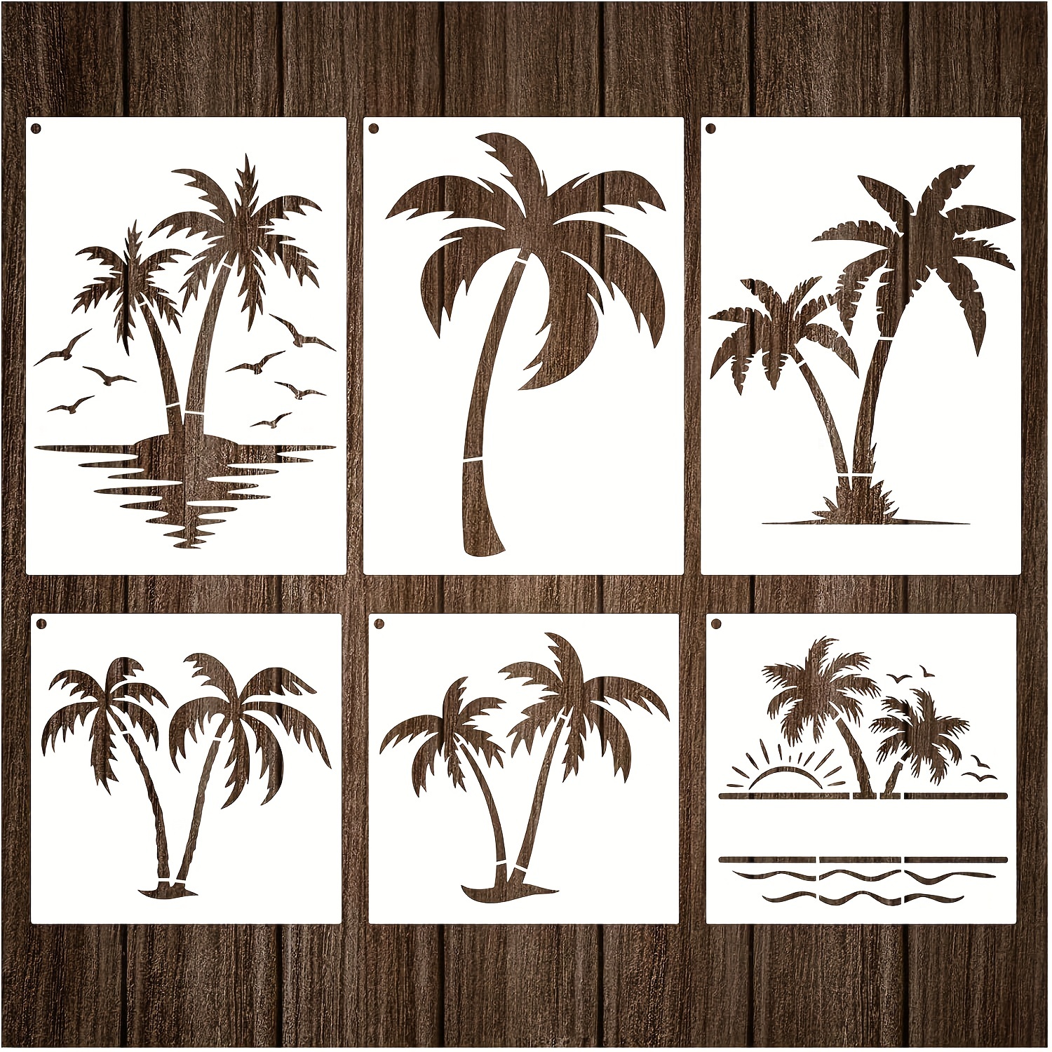 Palm Leave 1 Airbrush Stencils