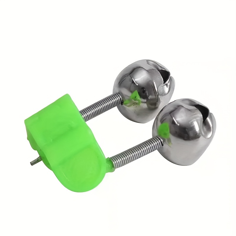 Dual Fishing Rod Alarm Bells Stainless Steel Clip Indicator - Temu