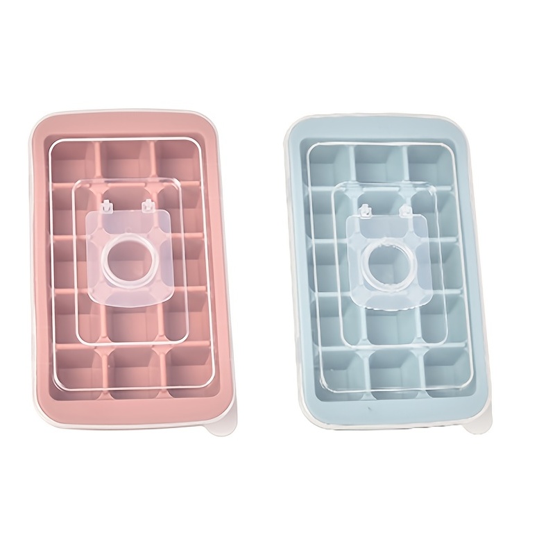 Mini Ice Tray Ice Puck Mold With Lid Ice Cube Ice Puck Mold - Temu