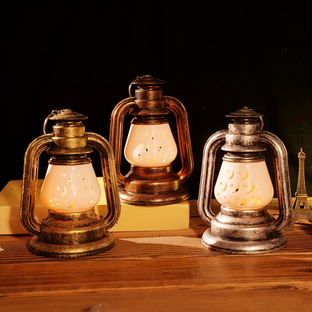 Retro Camping Lantern for Power Outages Indoor and Outdoor