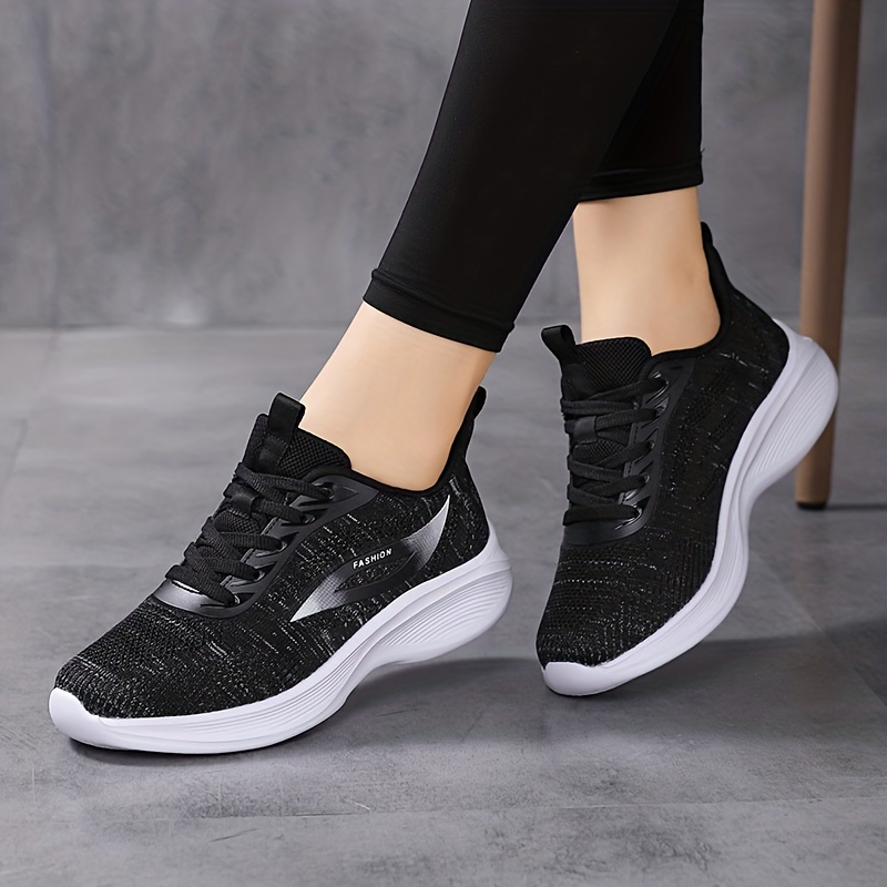 Zapatos Deportivos Punto Mujer Cómodas Zapatillas Deporte - Temu
