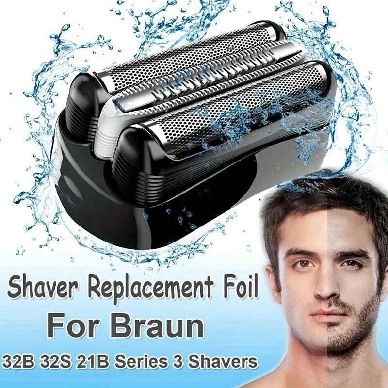 32B Replacement Shaver Part Accessories Razor for Braun 32b Replacement  foil and Cutter, Braun Series 3 32B 350CC, Braun Series 3 32b Replacement