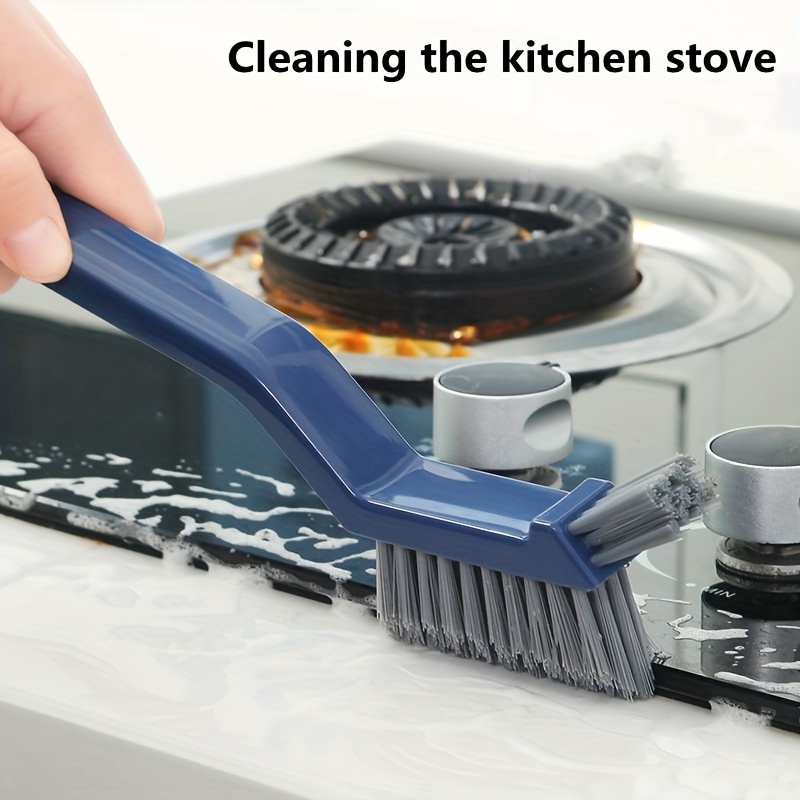 1pc Corner Crevice Cleaning Brush, Kitchen Gas Stove And Bathroom