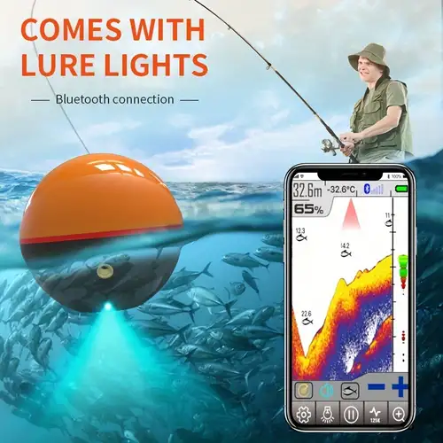 Sensore Sonar Wireless Portatile Ecoscandaglio Da Pesca Ecoscandaglio Fish  Finder Per Kayak Da Barca Accessori Per La Pesca Subacquea Da Pesca - Temu  Italy
