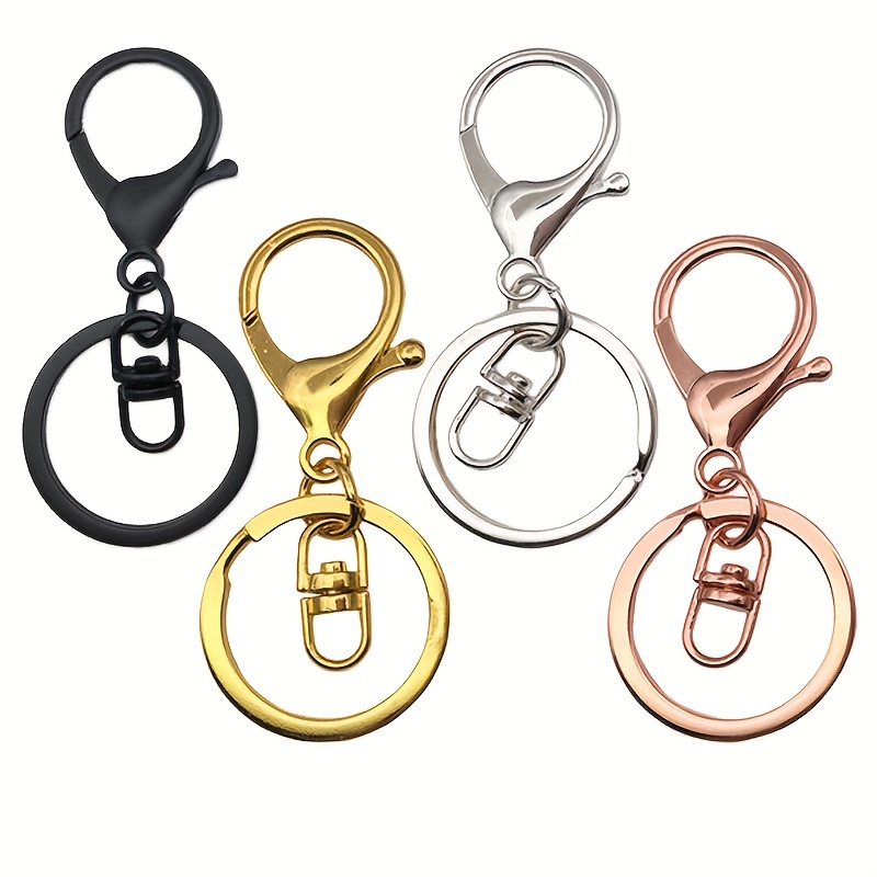 Golden Keychain Accessories For Men Silver Black - Temu