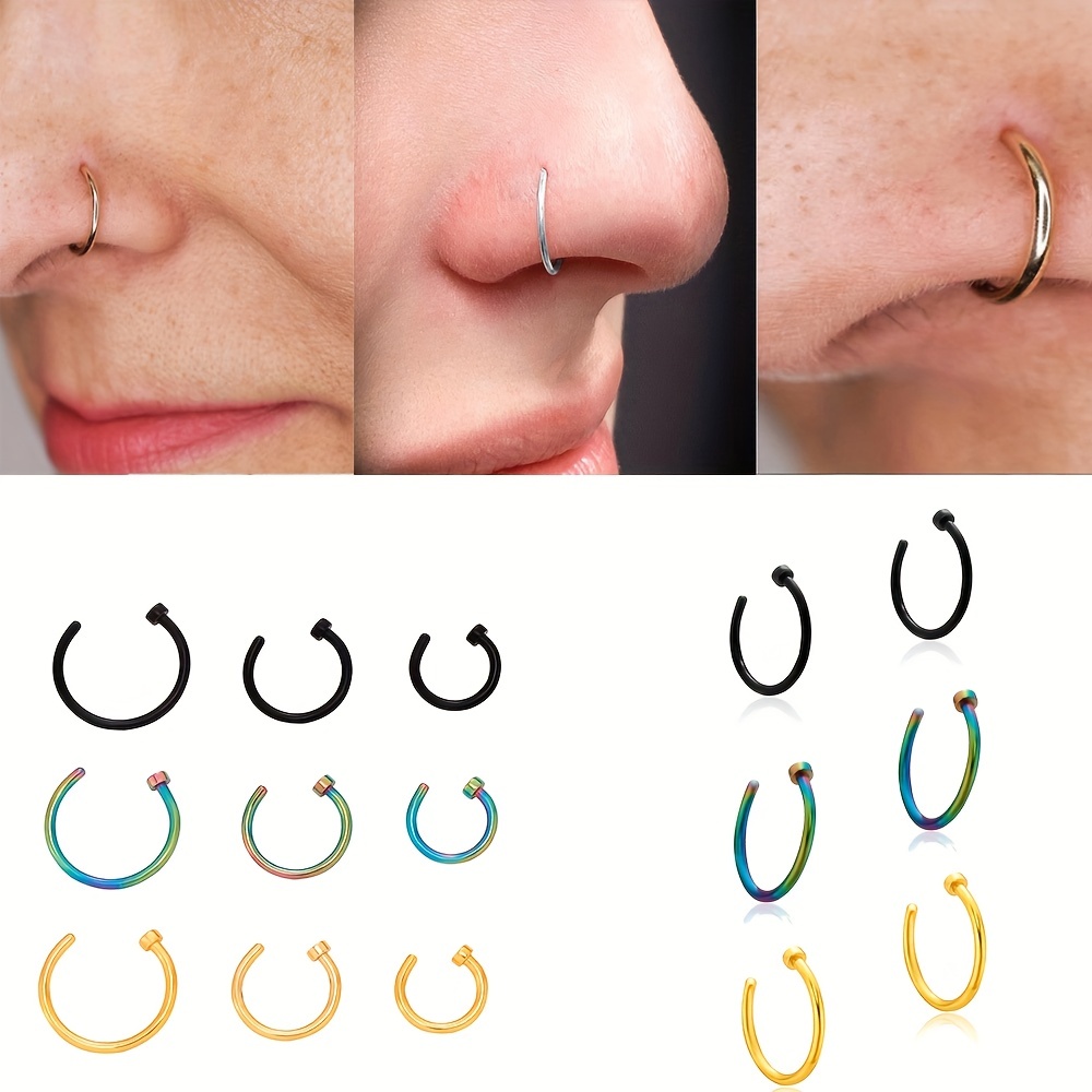 Decorative nose deals studs