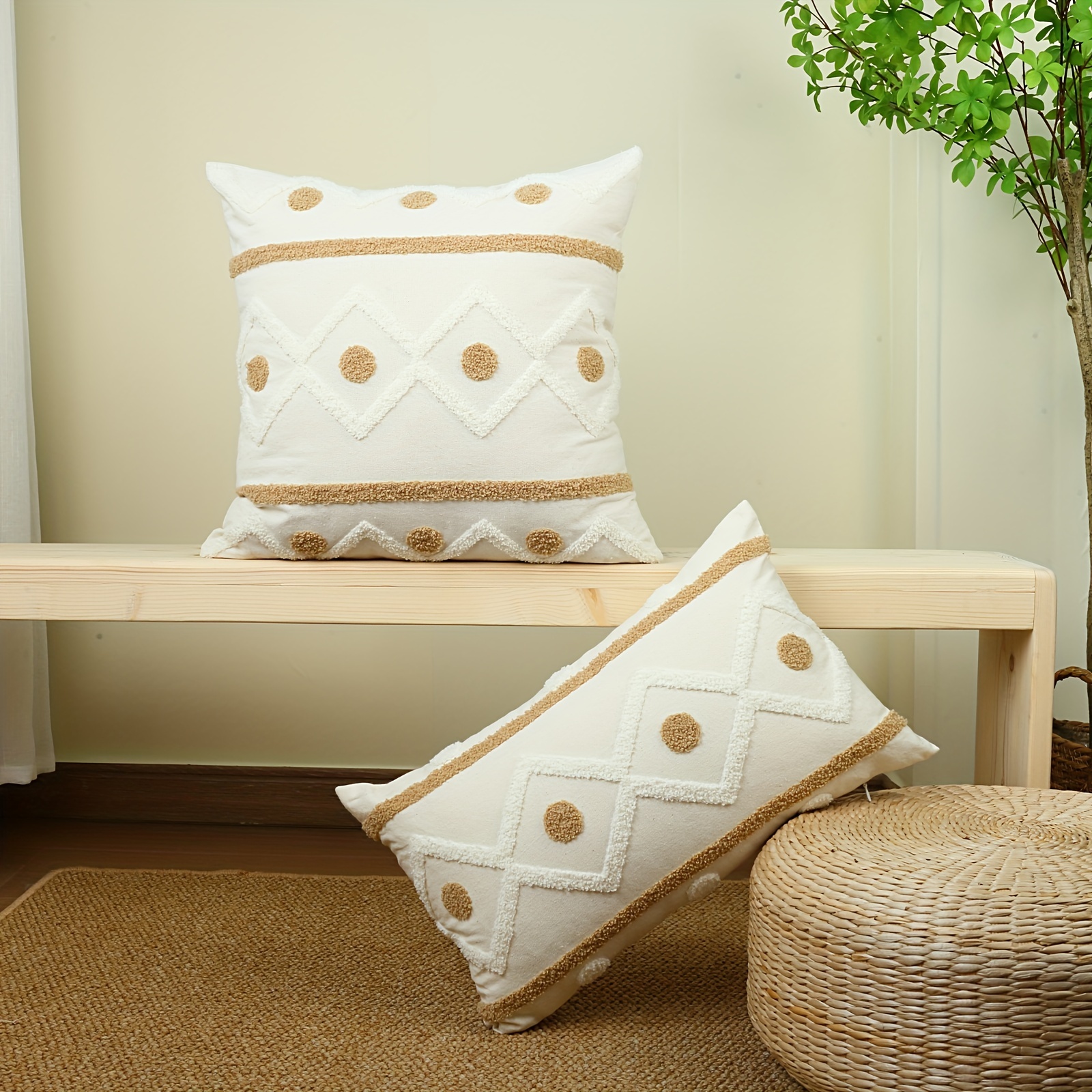 Cotton Cushion Cover - Temu