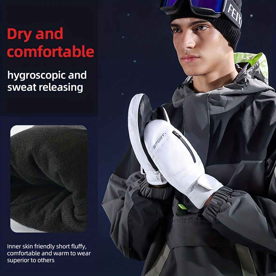 Winter Waterproof Anti-slip Ski Gloves Touch Screen Snow Gloves