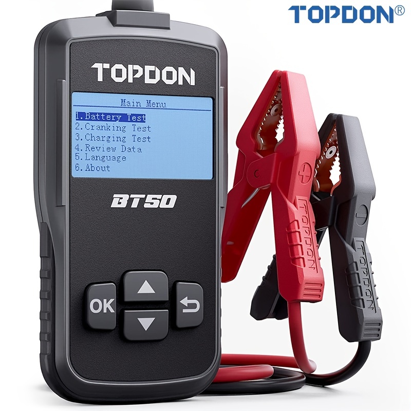 Testeur de batterie de voiture TOPDON moniteur de batterie - Temu Belgium