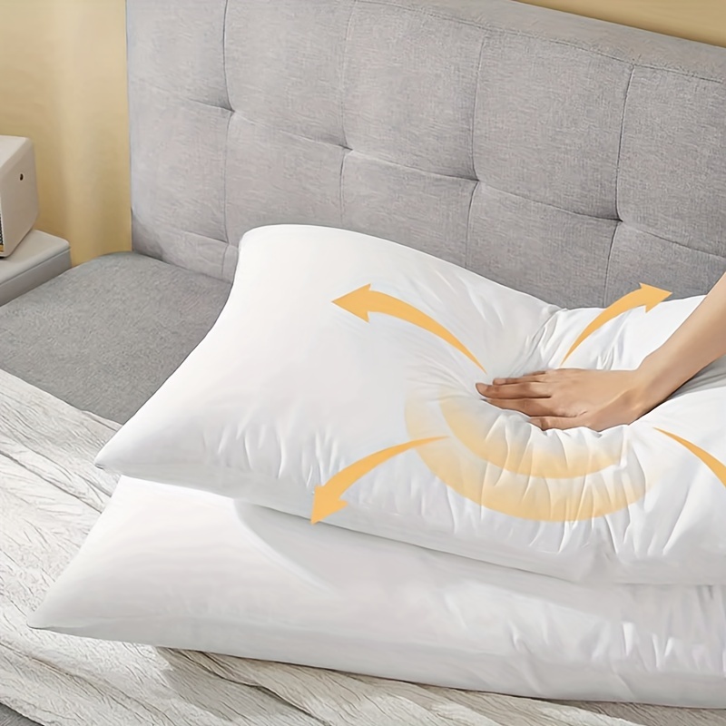 Almohada larga blanca