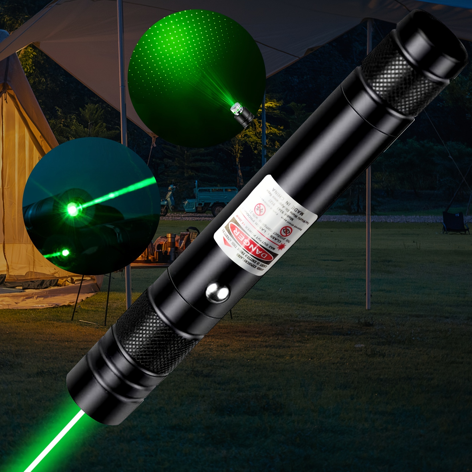 1pc Pointeur Laser Vert Longue Portée Haute Puissance [Mise - Temu Canada
