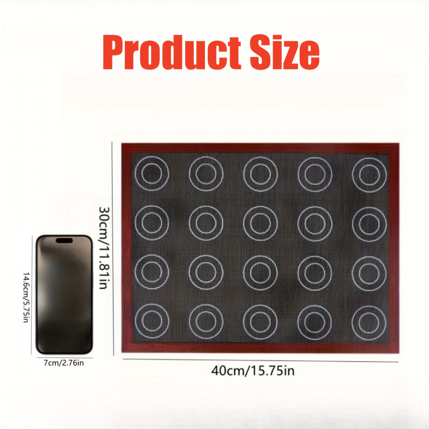 Perforated Silicone Baking Mat Non stick Oven Sheet Liner - Temu