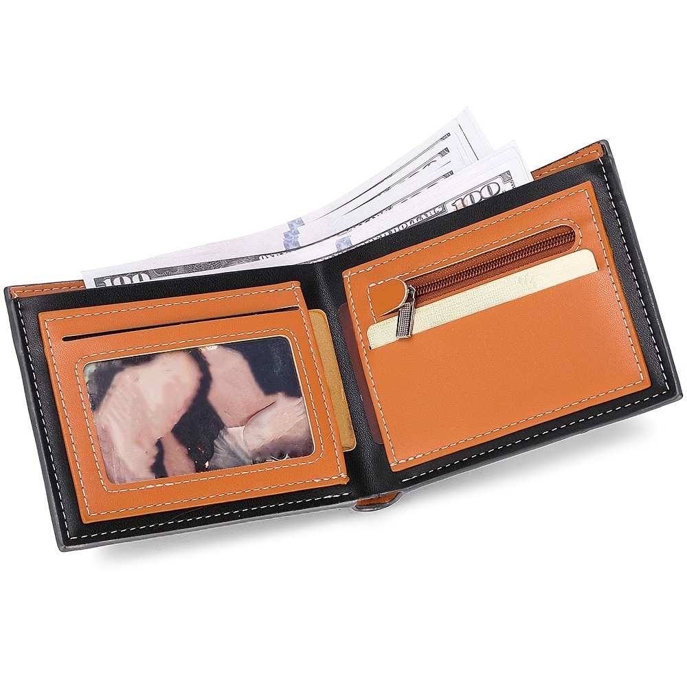 1pc Mens Small Portable Money Clip Multi Card Card Case Bifold Card Holder  - Bags & Luggage - Temu United Kingdom