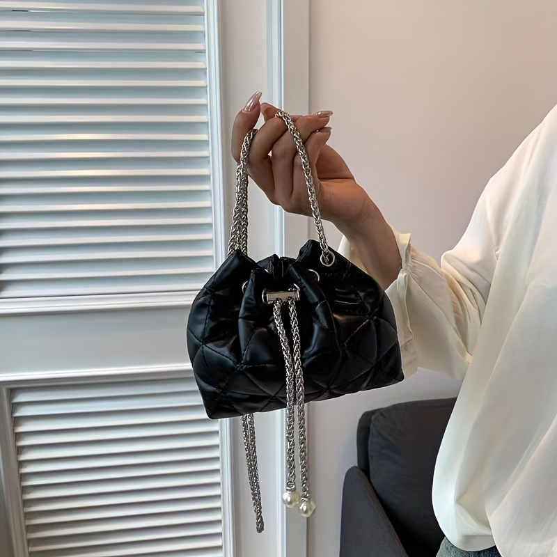 Chanel small drawstring online bag