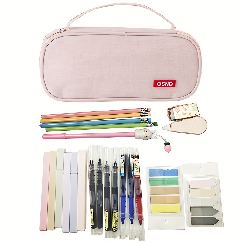 Large Capacity Pencil Case Color Matching Pencil Case Stationery