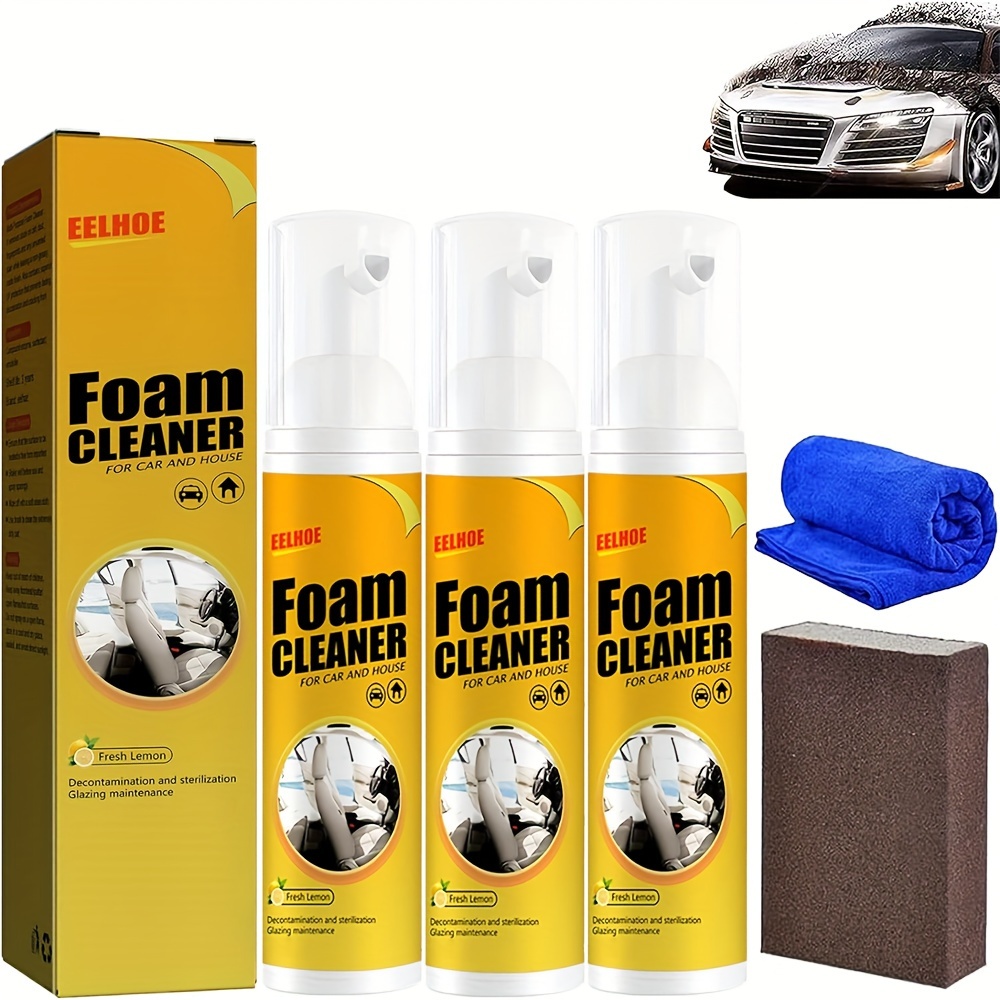 Multi-Purpose Foam Cleaner Leather Clean Bathroom Car Interior Deep  Cleaning US