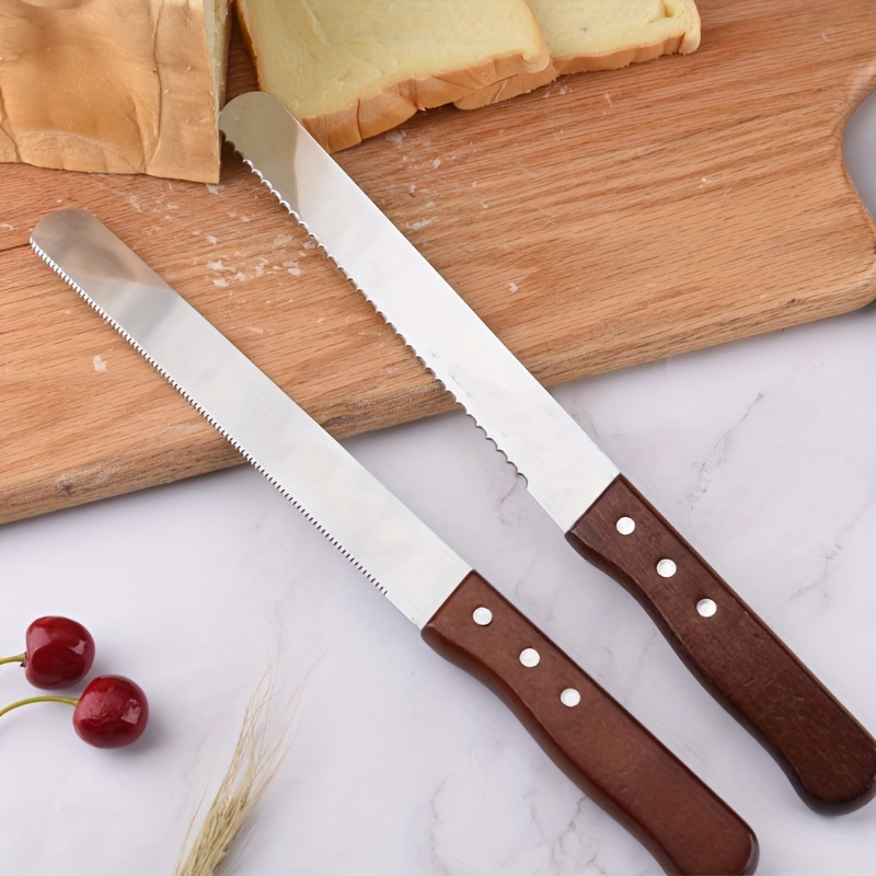 Stainless Steel Bread Knife Does Not Drop Slag Sawtooth Knife