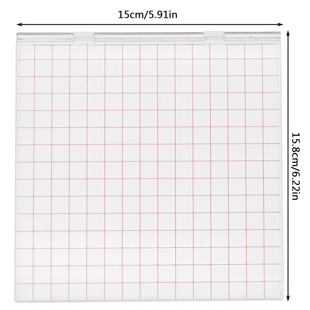 Cutting Mat Transparent White Multi purpose Grid Glass Dry - Temu