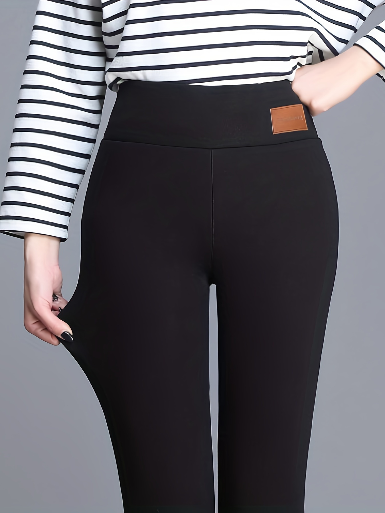 NORMOV Womens High Waisted Cashmere Warm Leggings For Winter With Super  Thick And Stretchy Design For Winter Warmth Skinny Trousers 211019 From  Lu01, $12