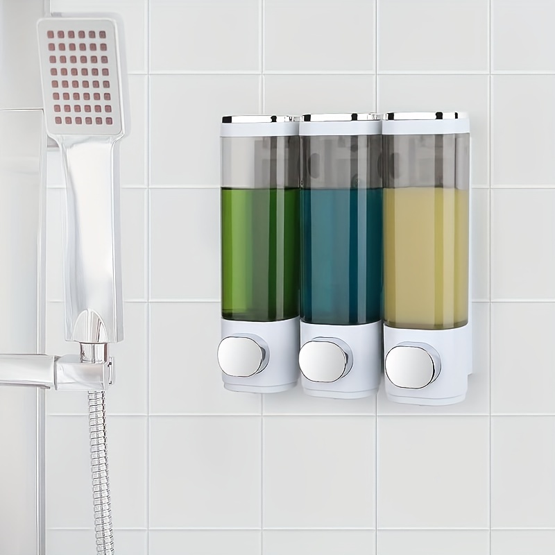 Sapone Liquido Dispenser Doccia Gel Shampoo Bottiglie da Parete Bagno 300ML