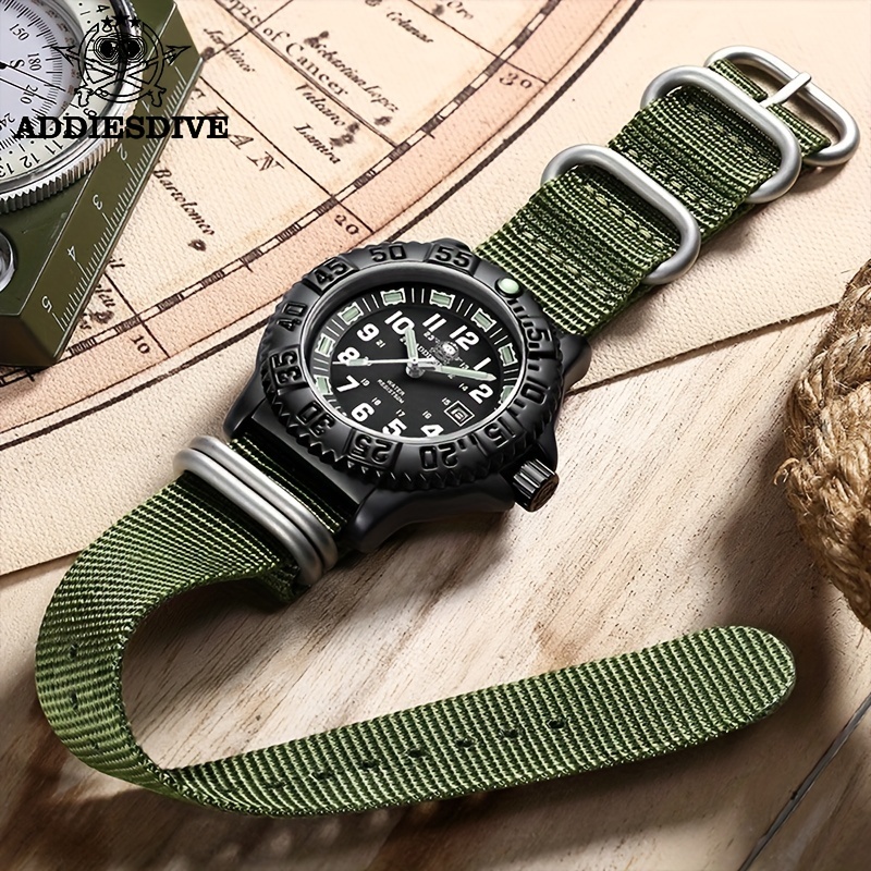 Reloj Táctico Militar Deportivo Impermeable Verde