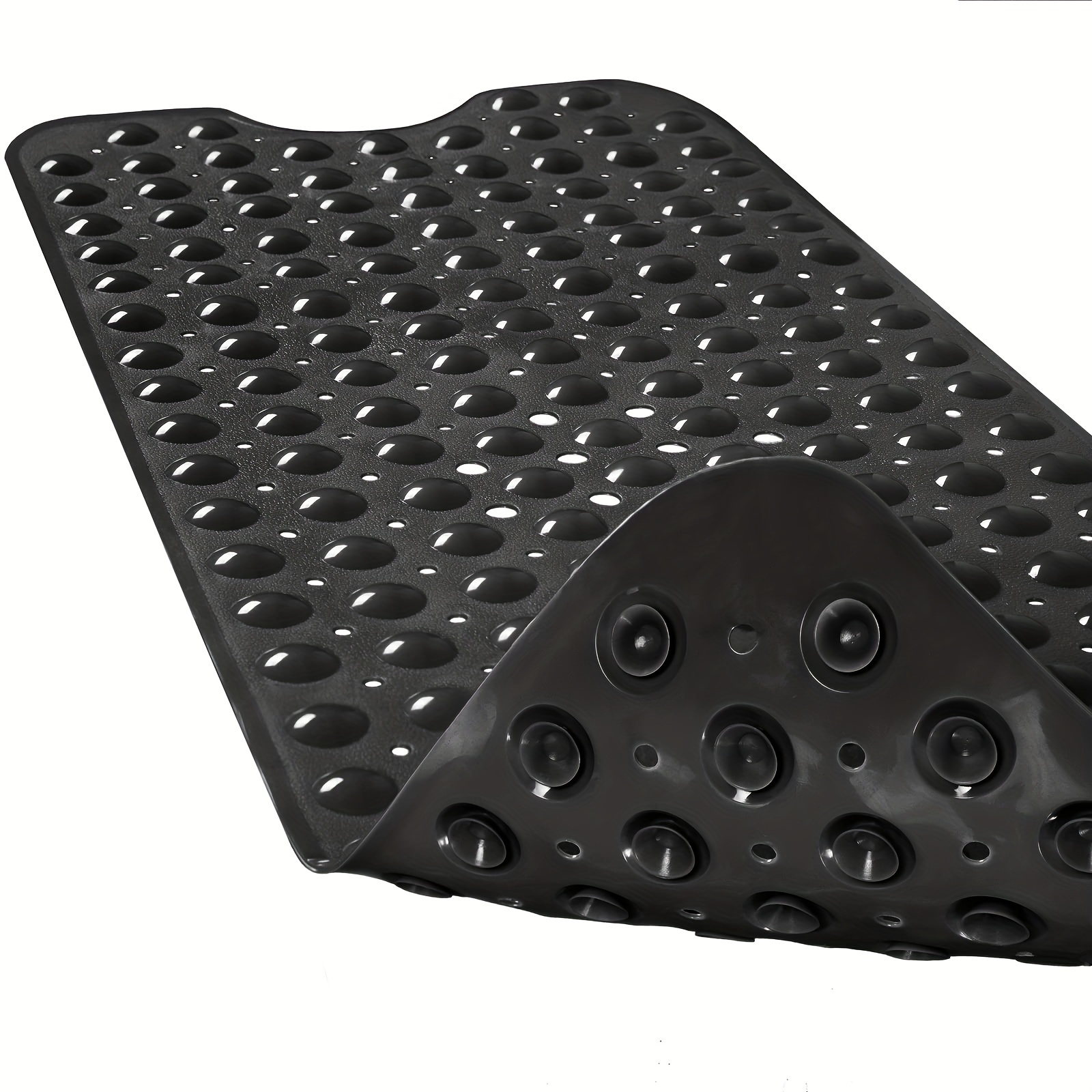 XL Non Slip Bath Tub Shower Mat Suction Cups Washable Drain Holes