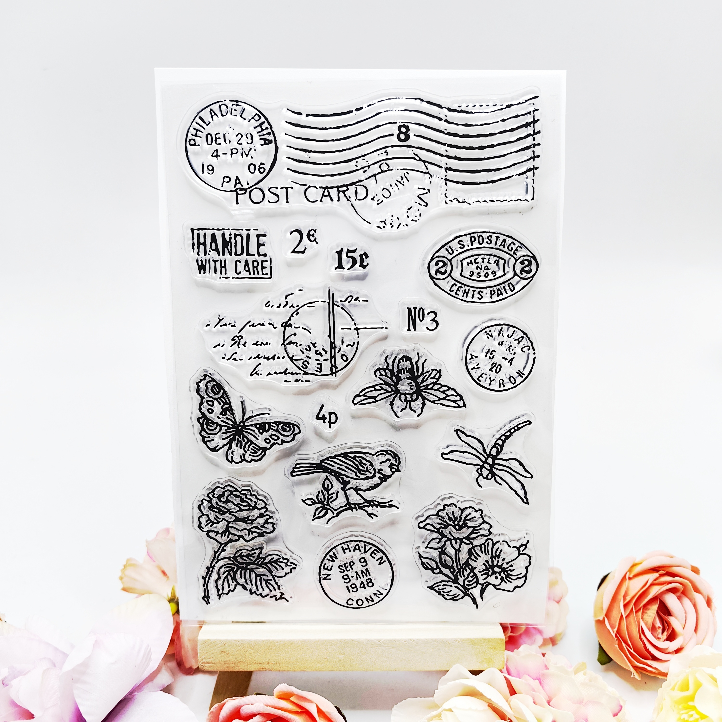 PH PandaHall Tarot Clear Stamp, Moon Witch Silicone Stamp Cards Word Rubber  Stamps Transparent Stamps for Card Making Photo Album Decoration and DIY